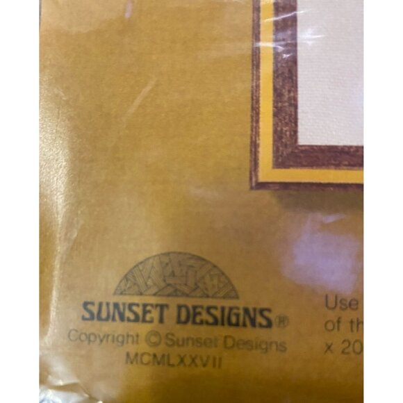 Vintage 1977 Sunset Stitchery Before The Wind Needlecraft NEW 2501 - Picture 9 of 13